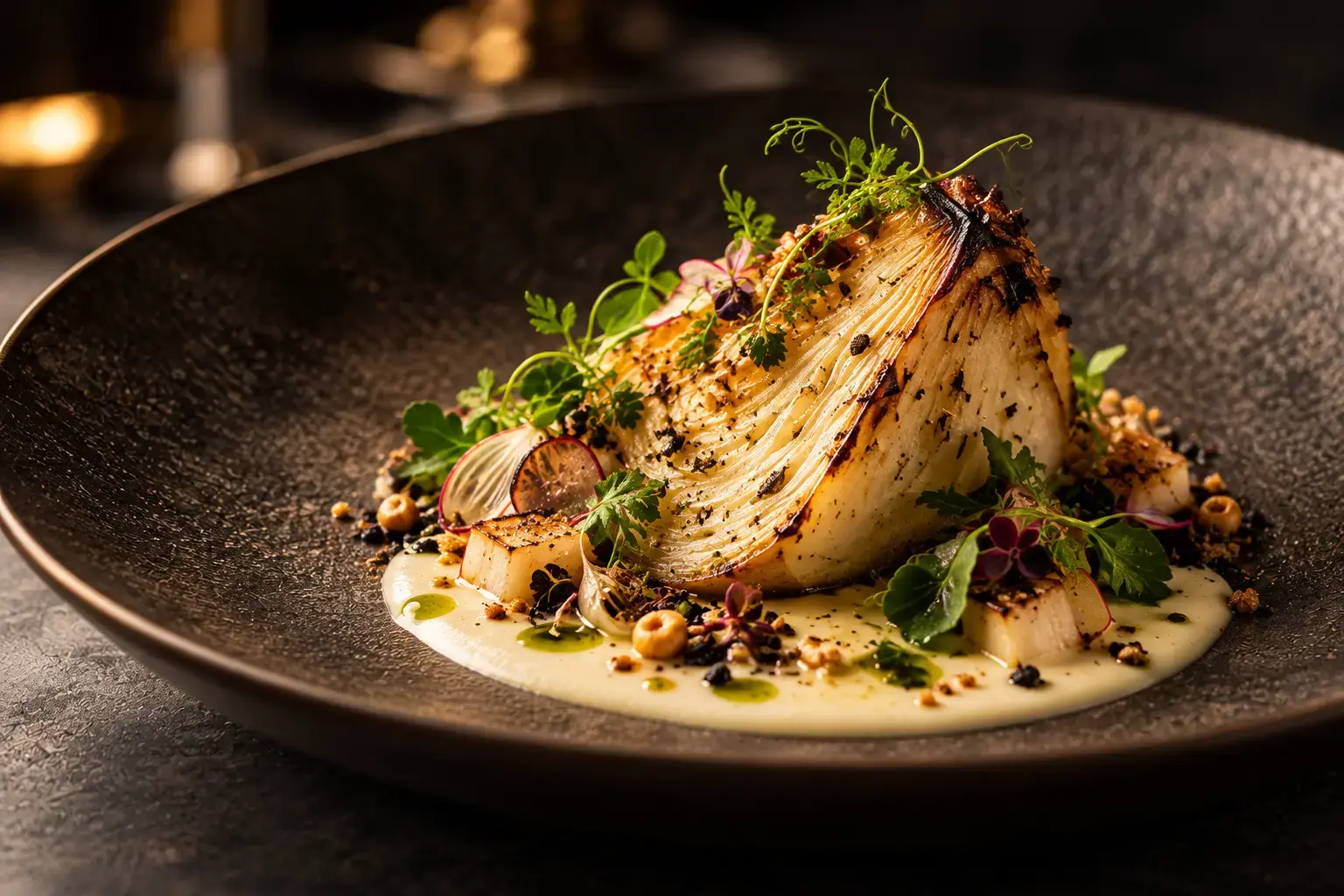 Roasted celeriac