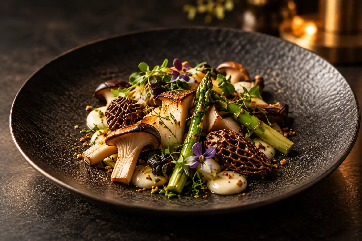 Seasonal mushrooms