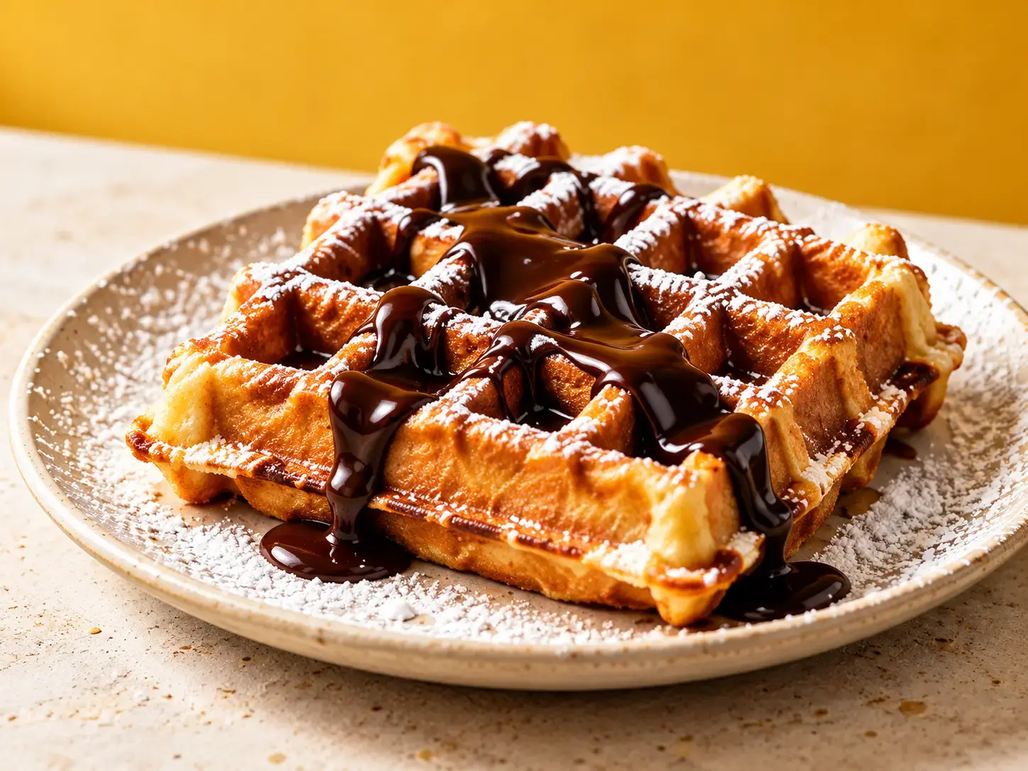 Frit Social: Chocolate waffle