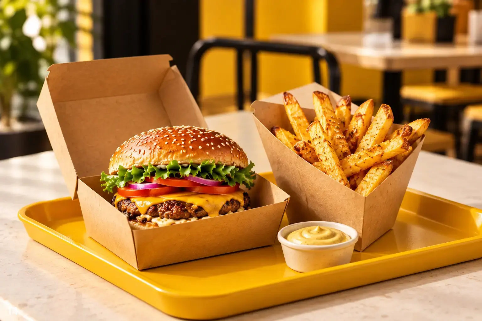 Frit Social: Kraft takeaway tray