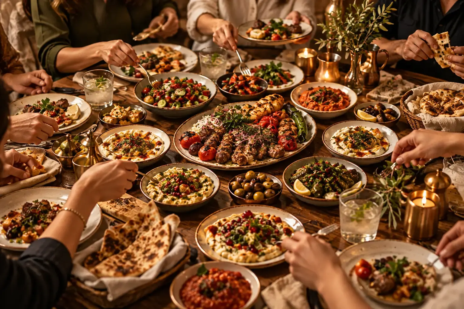 Lumière: Family sharing table