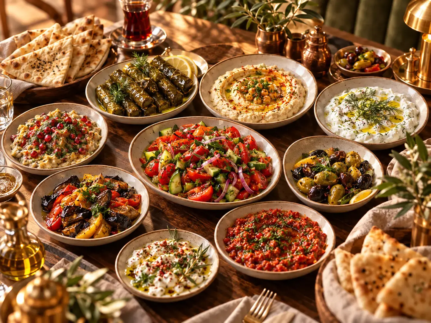 Meze selection