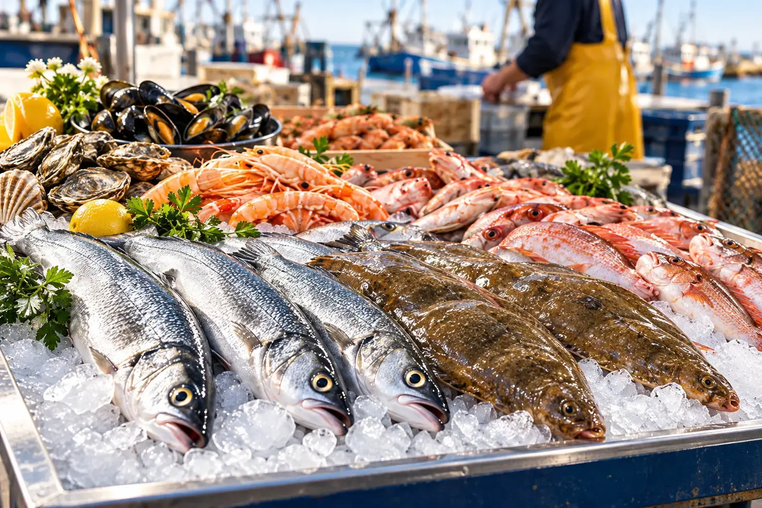 Noordzee: Morning fish market