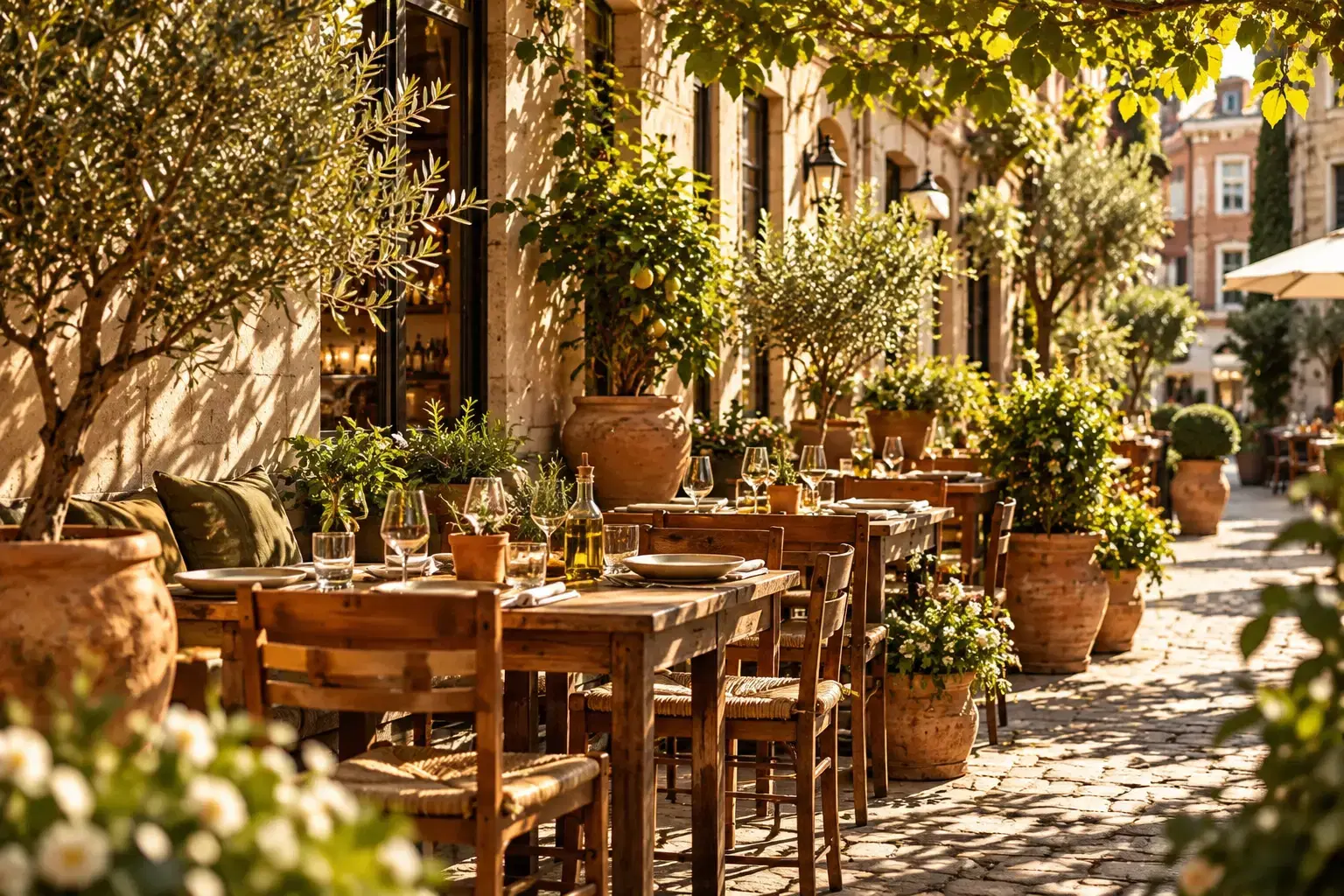 Olive & Ember: Leafy terrace
