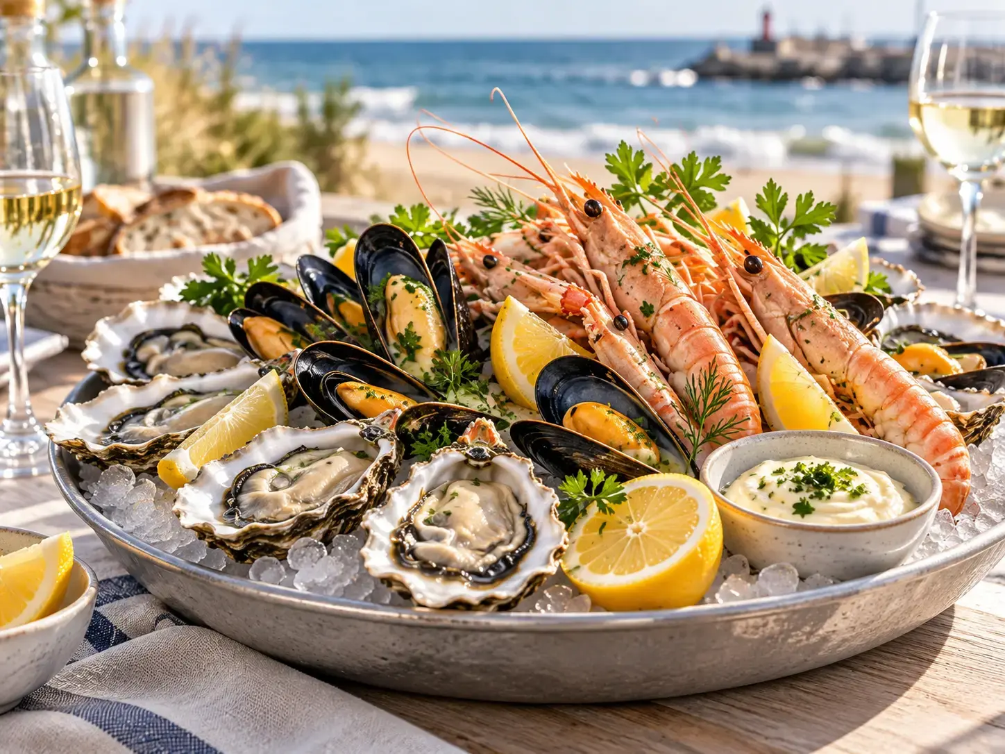 Seafood platter