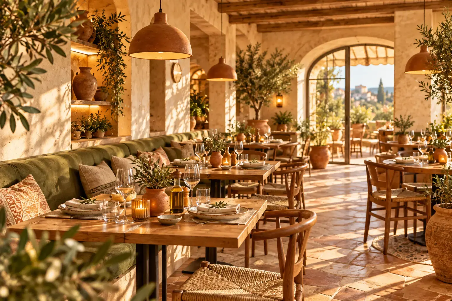 Fire, olive oil and hospitality