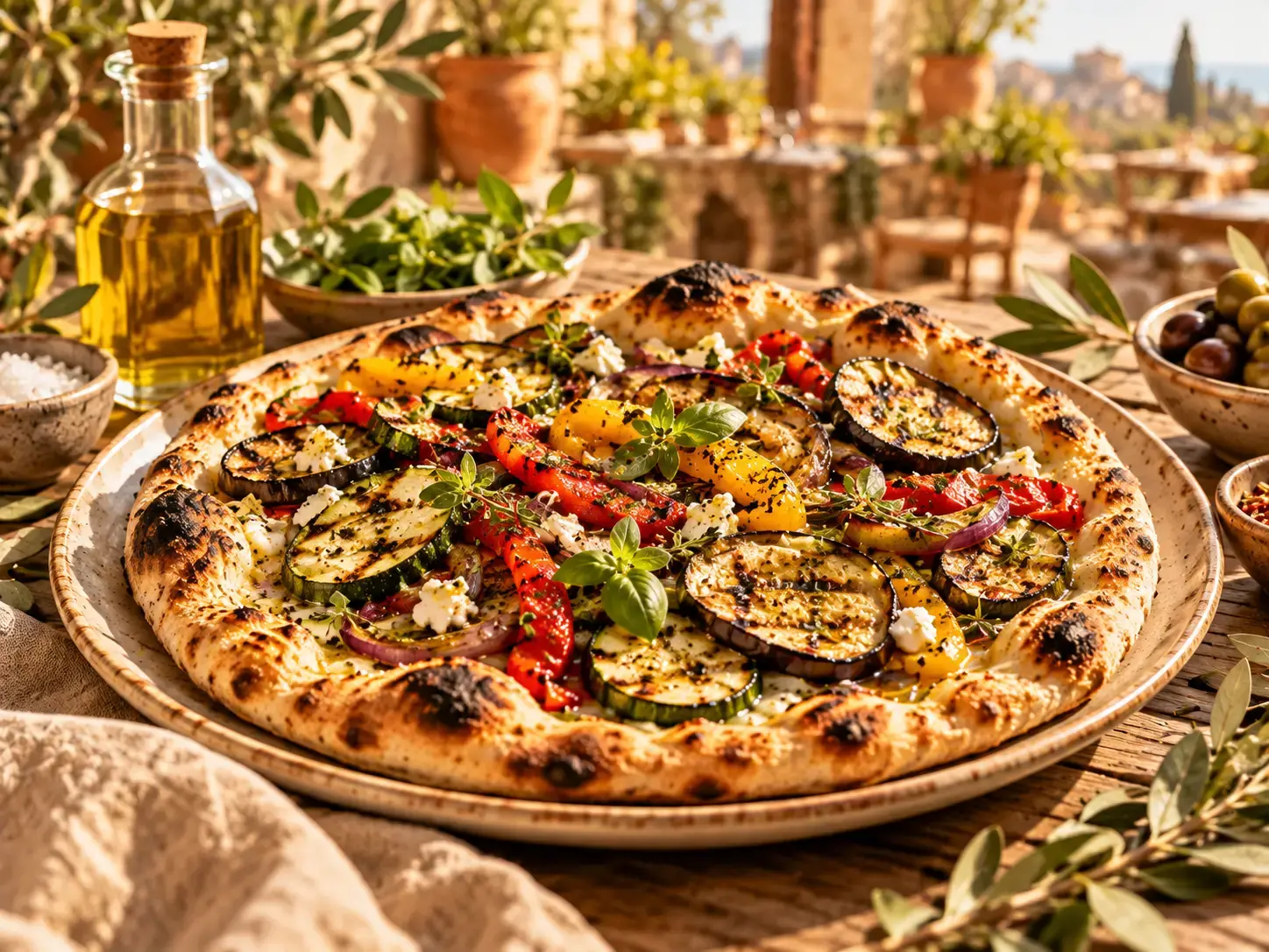 Wood-fired flatbread